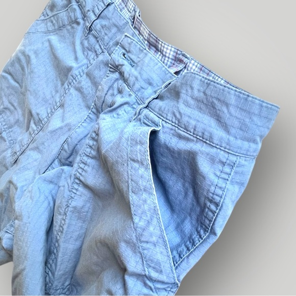 Reversible Men's Blue Plaid Shorts - Picture 16 of 16